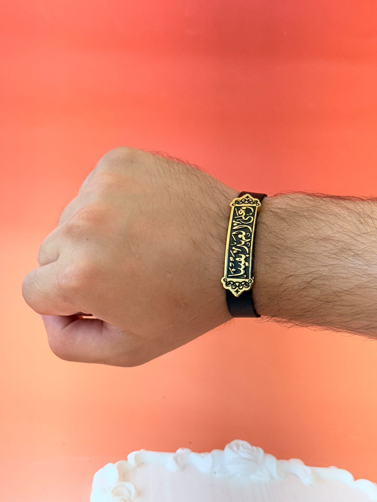 Custom Leather Bracelet-with Your Words