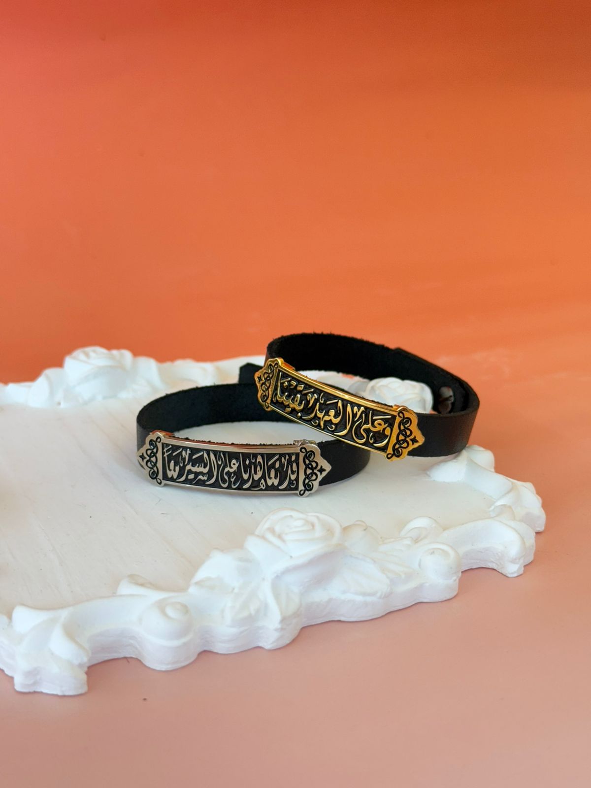 Custom Leather Bracelet-with Your Words