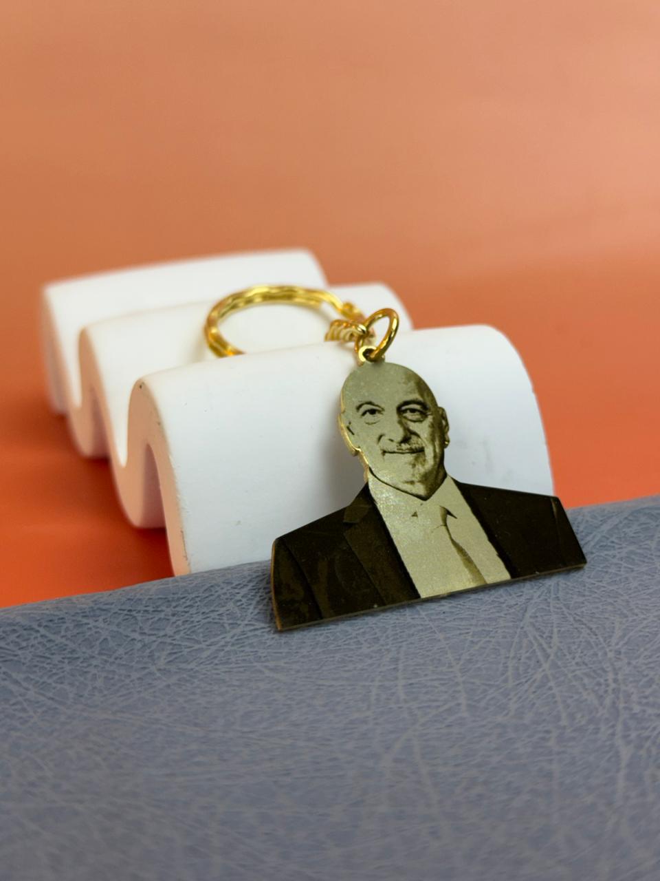 Personalized Keychain With Laser-Engraved Photo